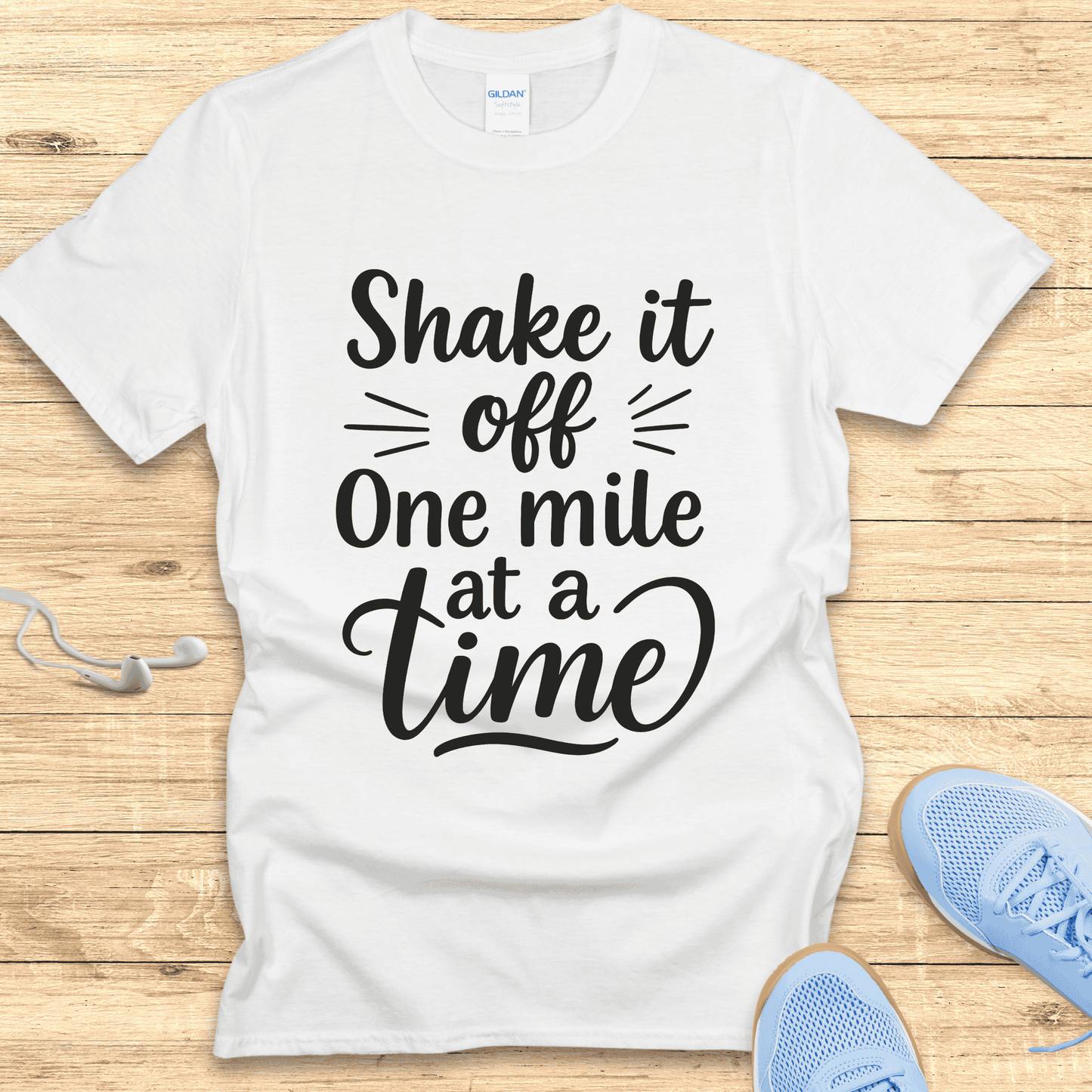 Motivation Running Shirt  Women Runners T-Shirt Shake It Off