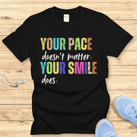 Motivation Running Shirt  Women Runners T-Shirt Your Smile