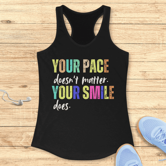 Motivation Running Racerback Tank Top Women Runners Your Smile