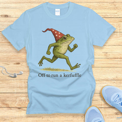 Funny Running Shirt  Women Runners T-Shirt Off to Run a Kerfuffle