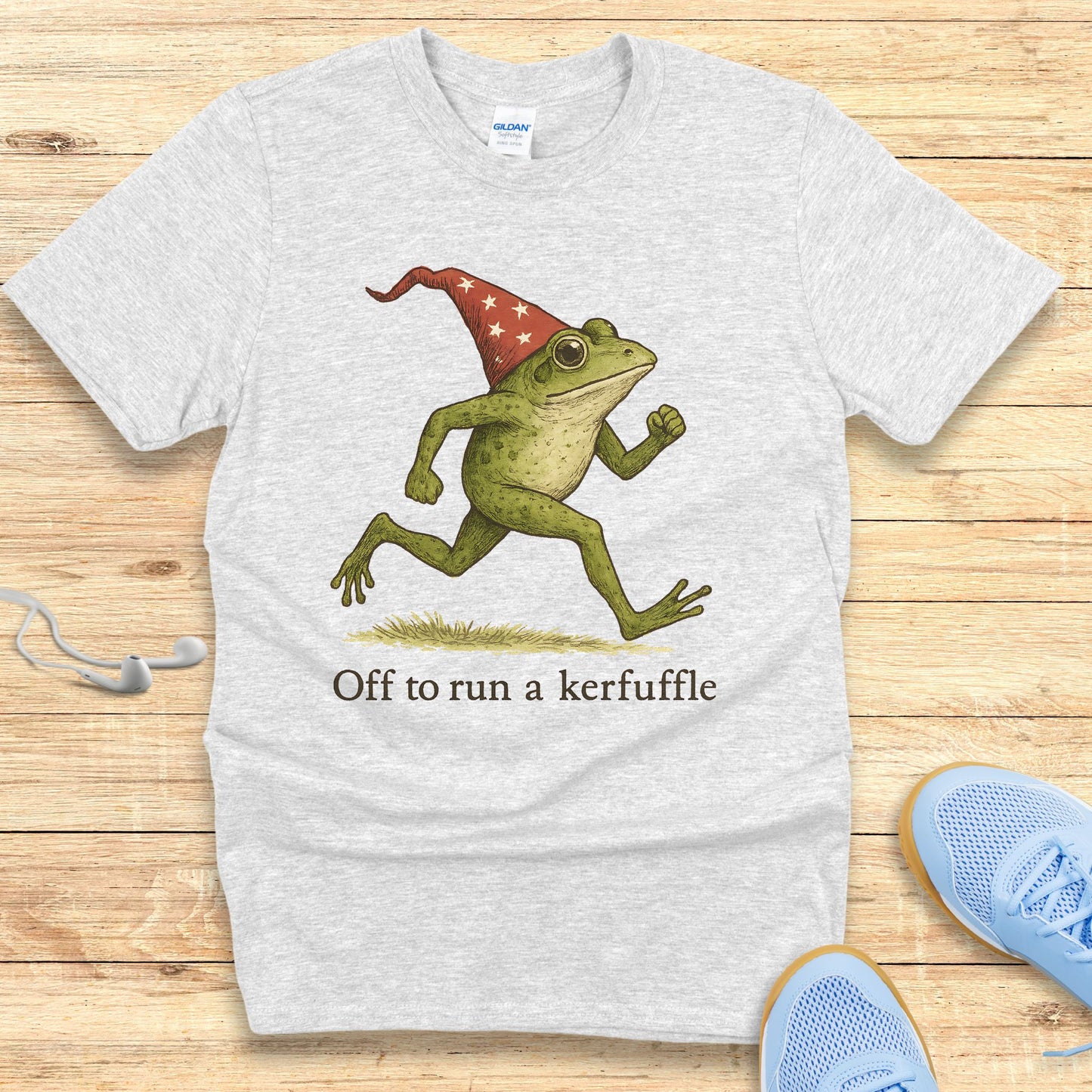 Funny Running Shirt  Women Runners T-Shirt Off to Run a Kerfuffle