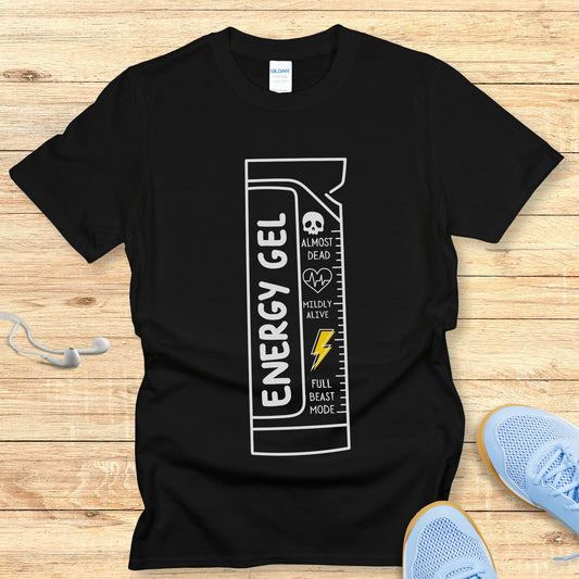 Funny Running Shirt  Women Runners T-Shirt Energy Gel