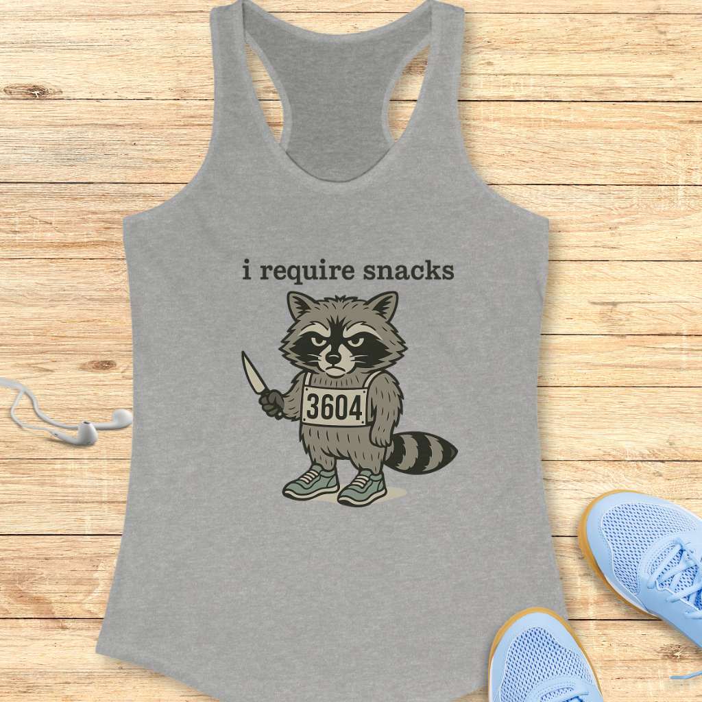 I Require Snacks Tank Top