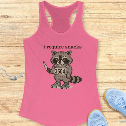 I Require Snacks Tank Top