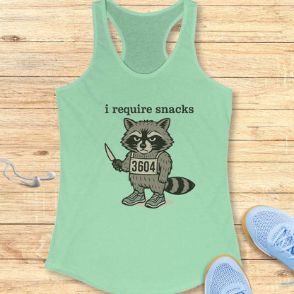 I Require Snacks Tank Top