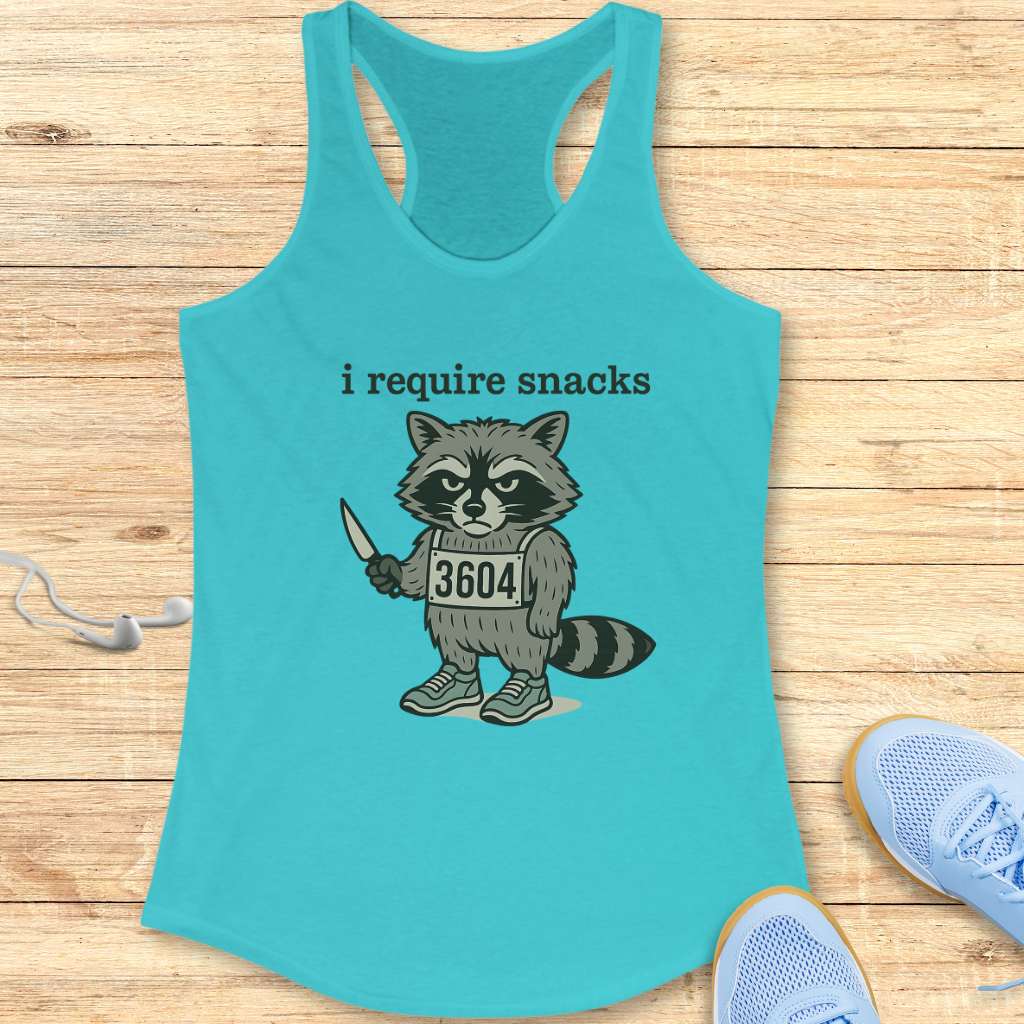 I Require Snacks Tank Top