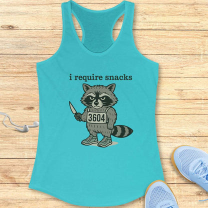 I Require Snacks Tank Top
