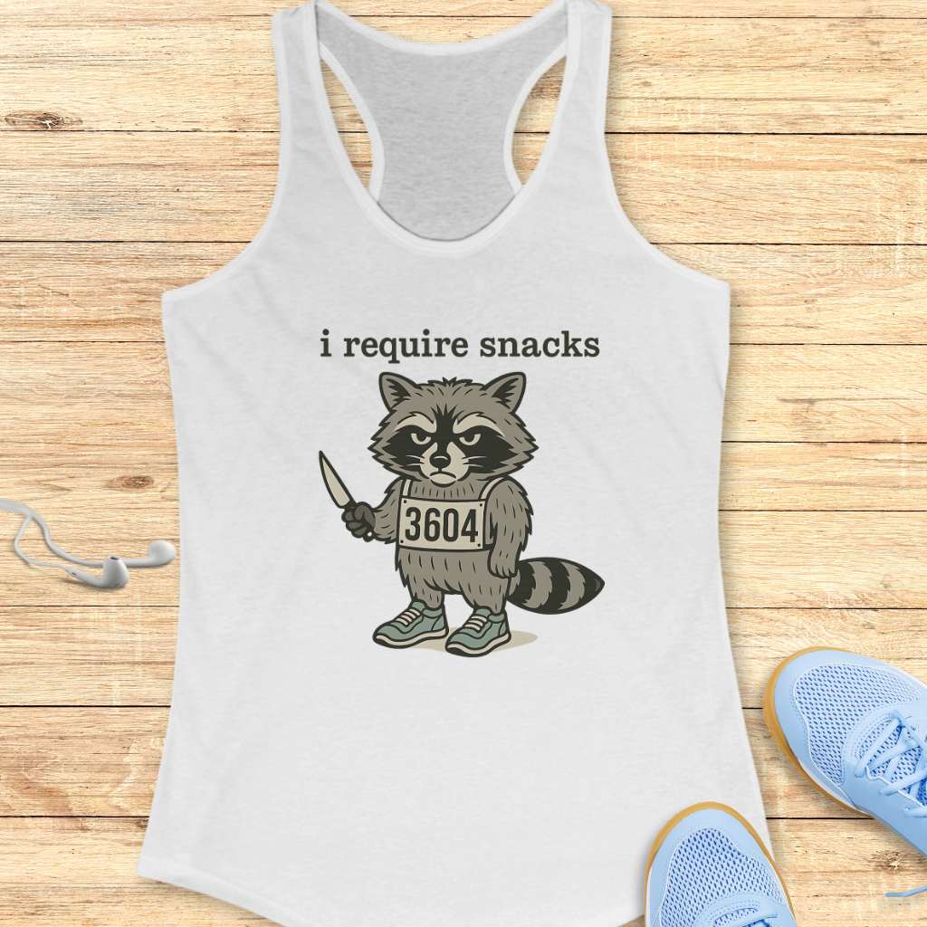 I Require Snacks Tank Top