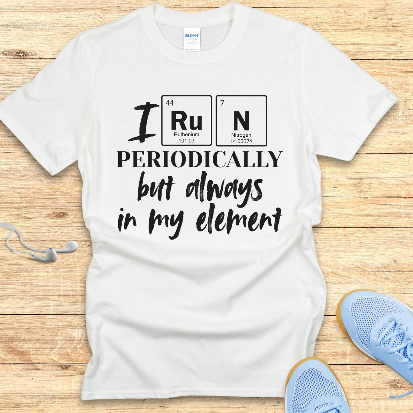 Funny Running Shirt  Women Runners T-Shirt I Run Periodically