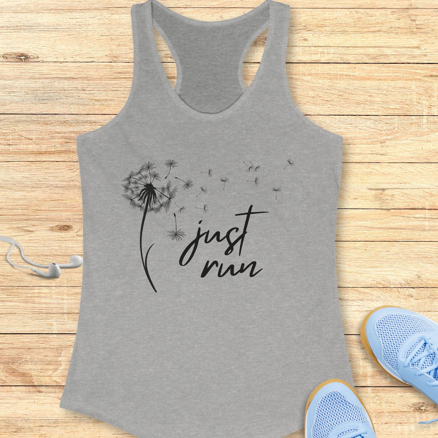 Motivation Running Racerback Tank Top Women Runners Just Run