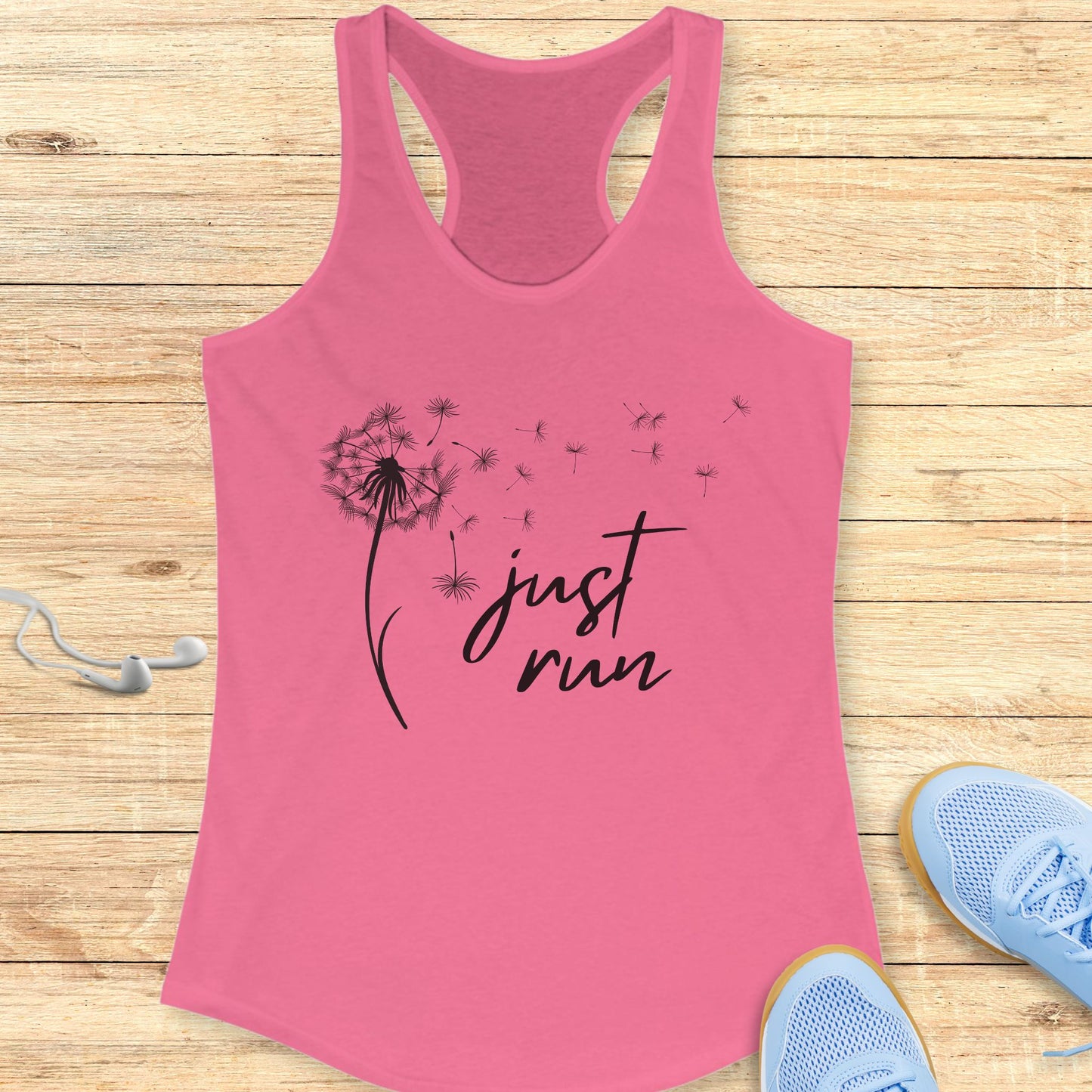 Motivation Running Racerback Tank Top Women Runners Just Run