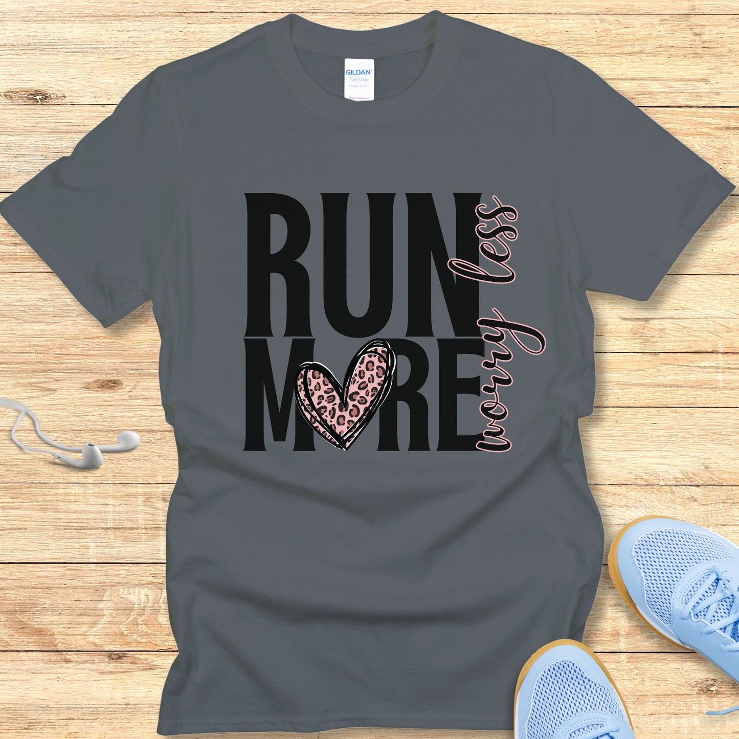Wellness Running Shirt for Women - Run More T-Shirt