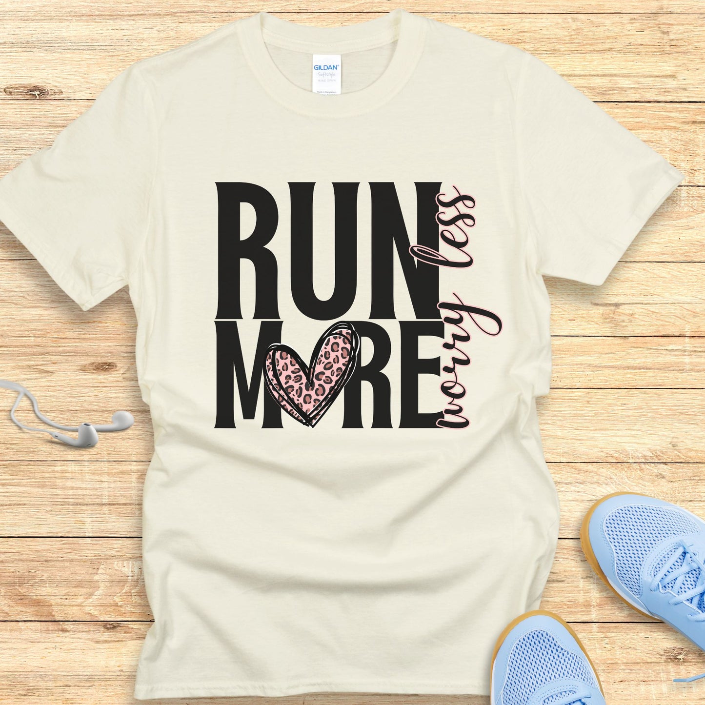 Wellness Running Shirt for Women - Run More T-Shirt
