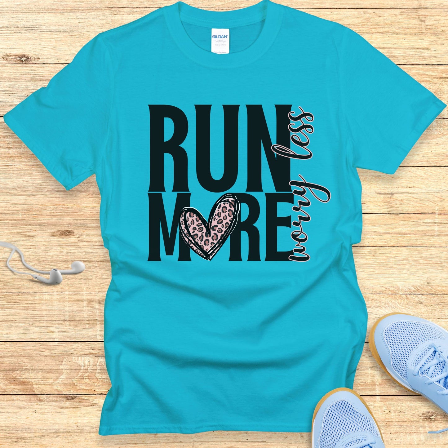 Wellness Running Shirt for Women - Run More T-Shirt