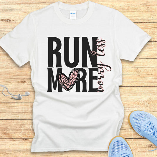 Wellness Running Shirt for Women - Run More T-Shirt