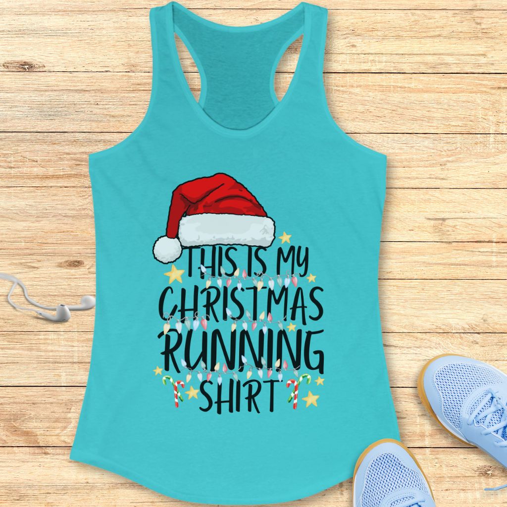Xmas Running Shirt Tank Top