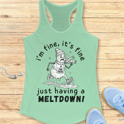 Melting Xmas Tank Top