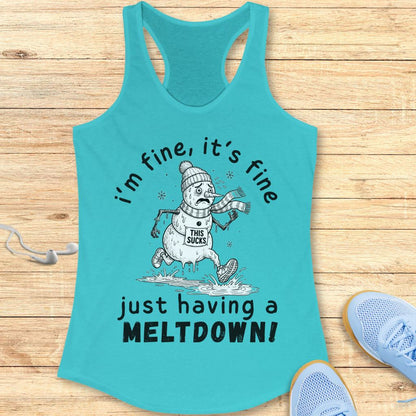 Melting Xmas Tank Top