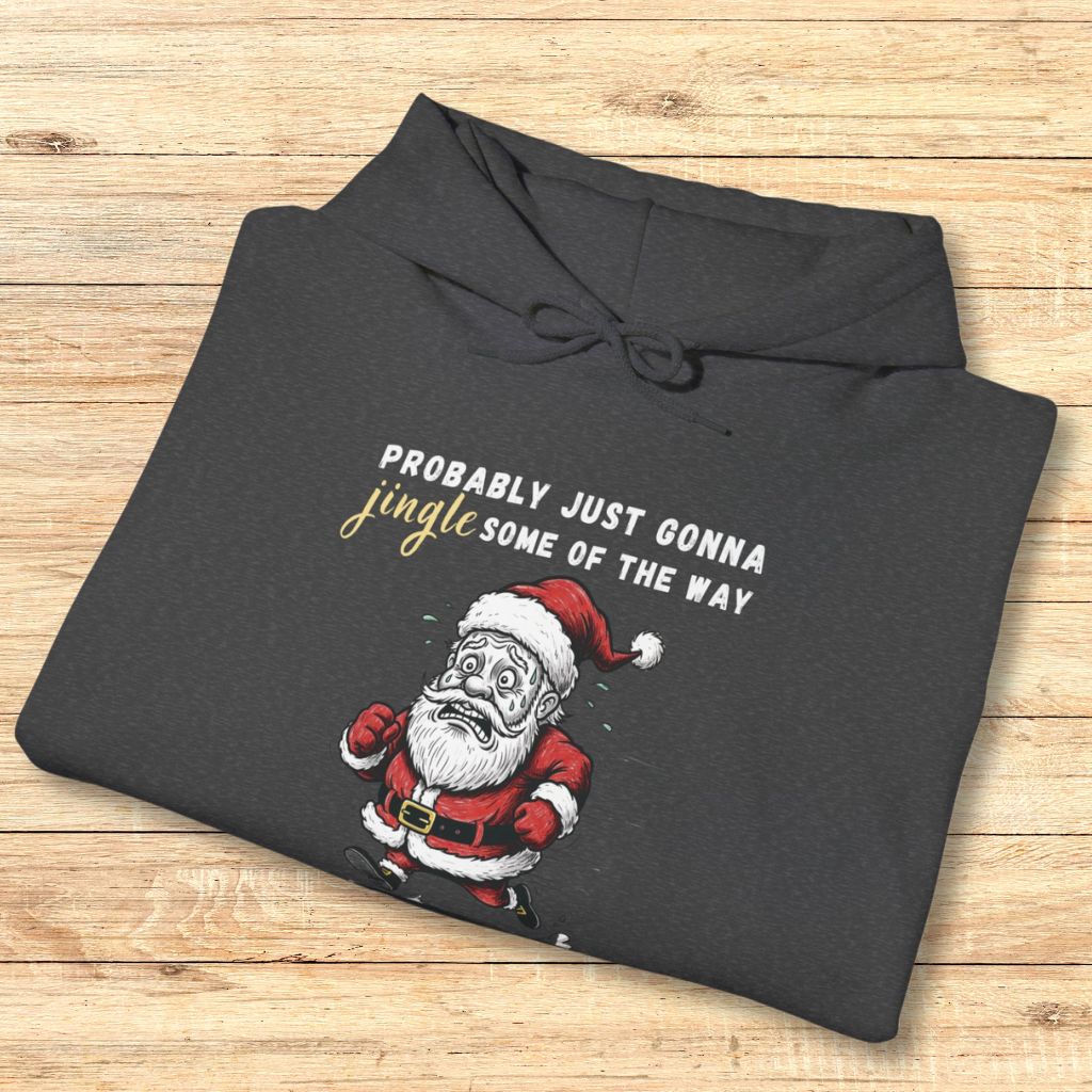 Jingle Santa Hoodie Sweatshirt
