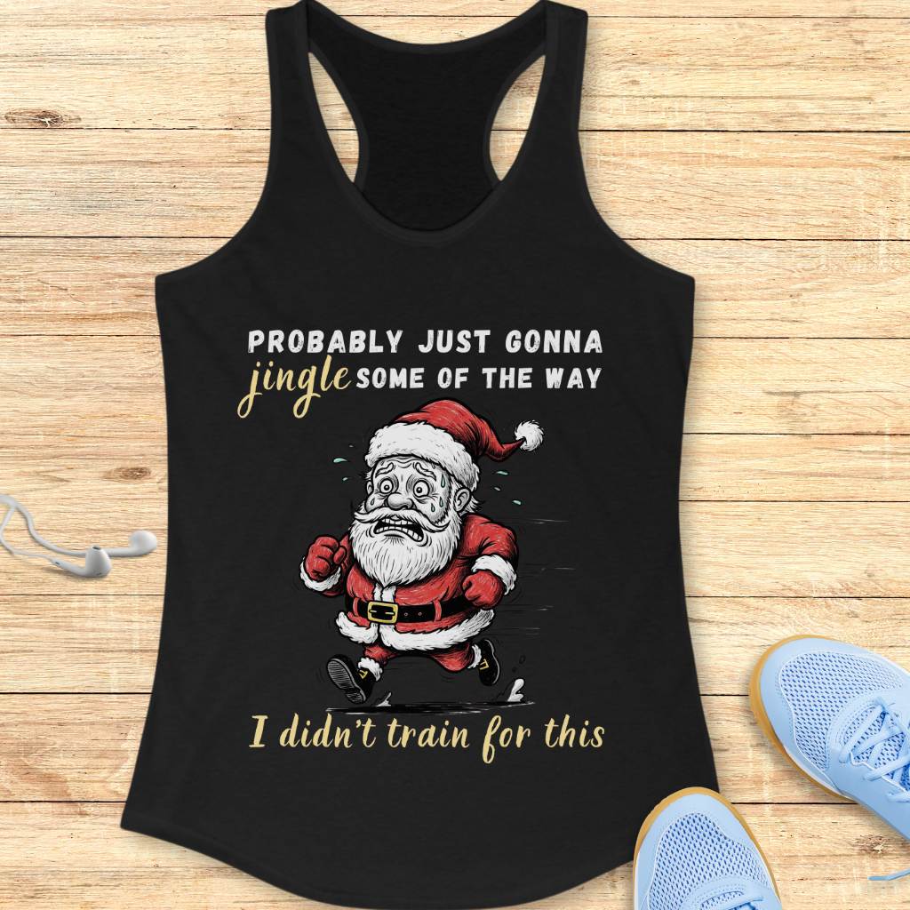 Jingle Santa Tank Top
