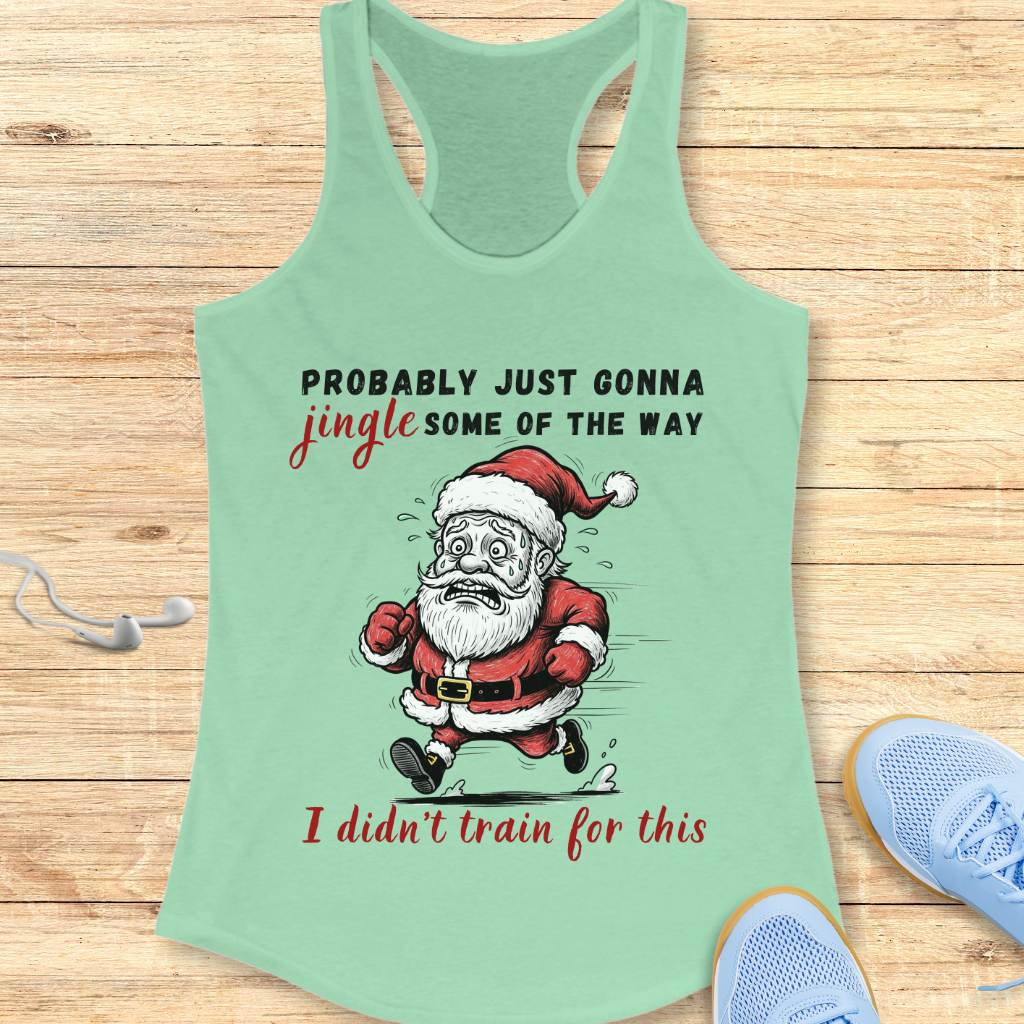 Jingle Santa Tank Top