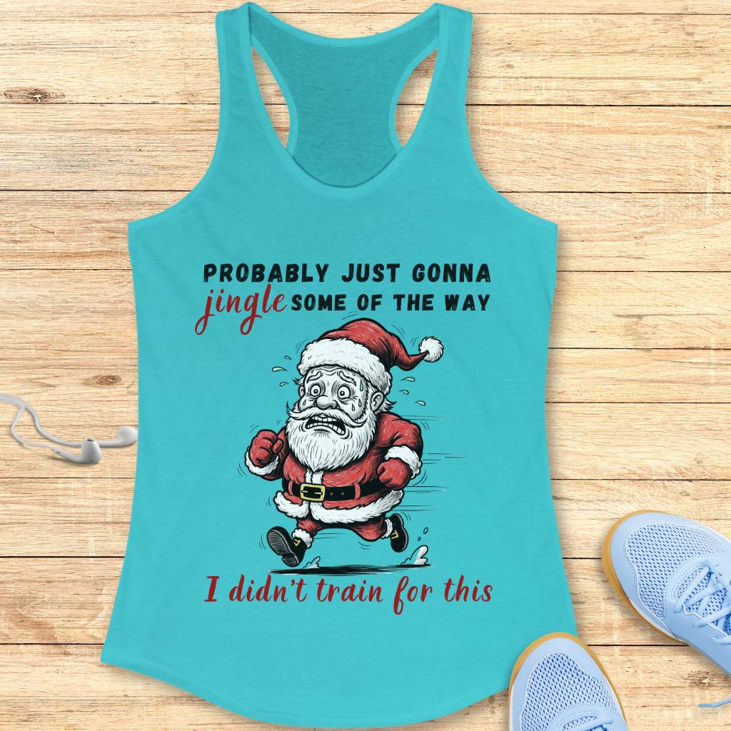 Jingle Santa Tank Top