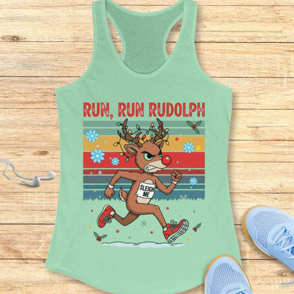 Run Rudolph Tank Top