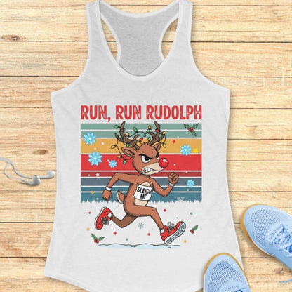 Run Rudolph Tank Top